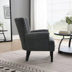 Chaises de salon d'appoint en tissu moderne