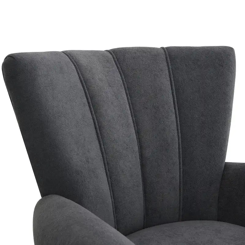 Chaises de salon d'appoint en tissu moderne