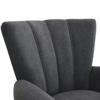 Chaises de salon d'appoint en tissu moderne