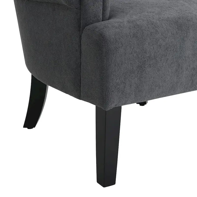 Chaises de salon d'appoint en tissu moderne