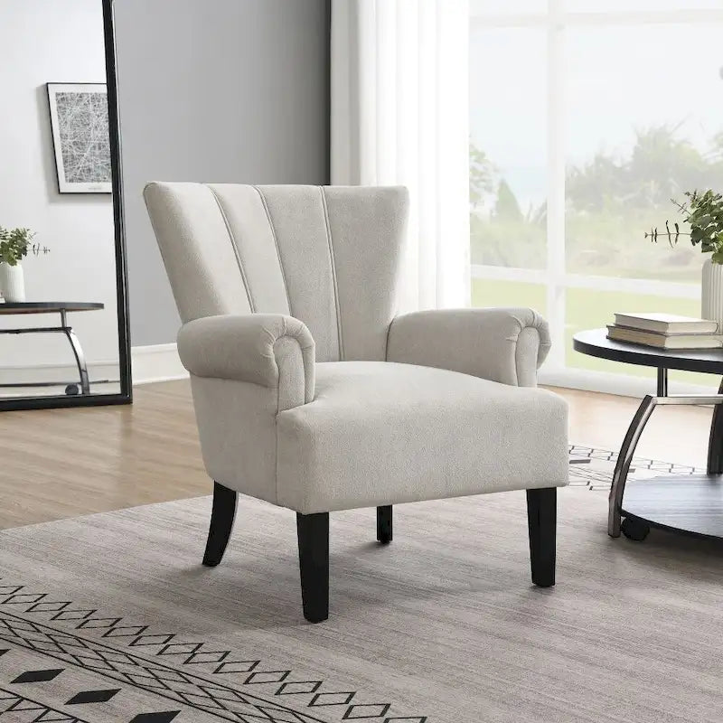 Chaises de salon d'appoint en tissu moderne