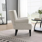 Chaises de salon d'appoint en tissu moderne