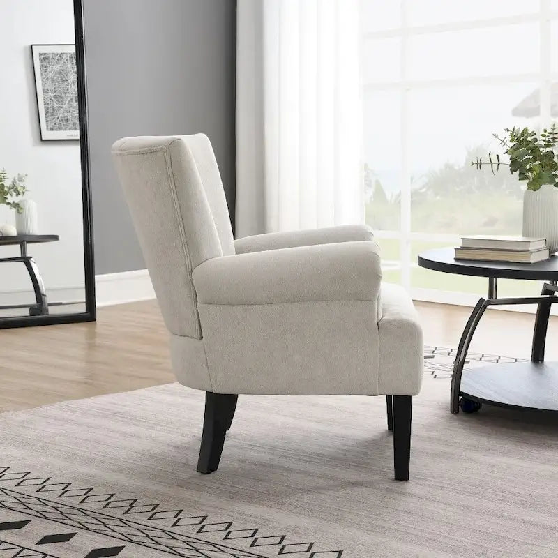 Chaises de salon d'appoint en tissu moderne