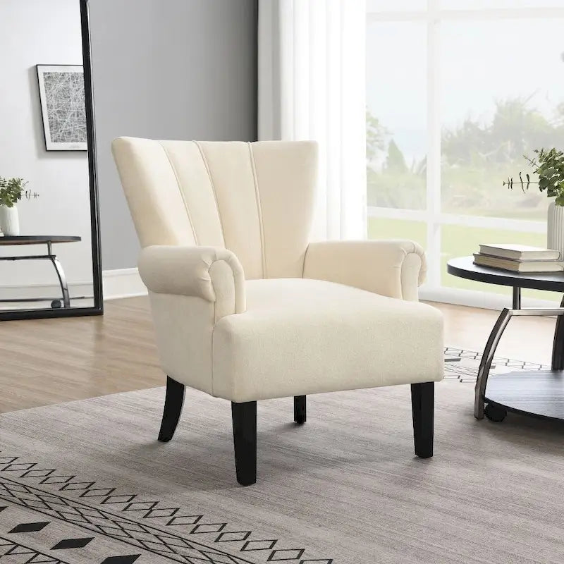 Chaises de salon d'appoint en tissu moderne