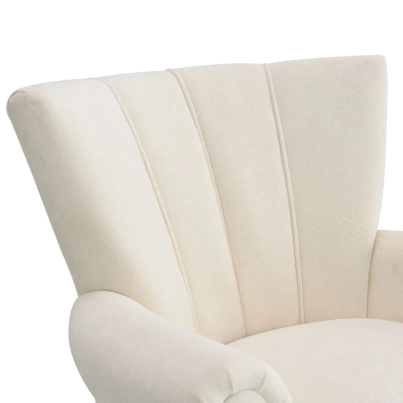 Chaises de salon d'appoint en tissu moderne