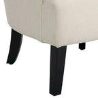 Chaises de salon d'appoint en tissu moderne