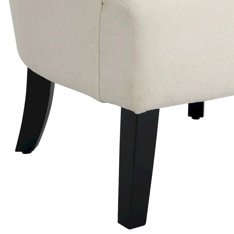 Chaises de salon d'appoint en tissu moderne