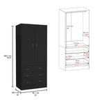 Taly 2 Doors 3 Drawers Armoire