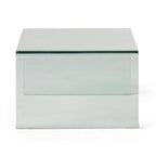 12mm Modern Tempered Glass Coffee Table for Living Room