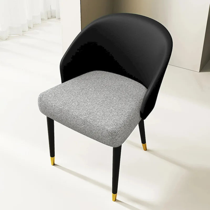 Ensemble de salle à manger 9 pièces avec table à manger rectangulaire extensible en pierre frittée de 240 cm et 8 chaises en similicuir