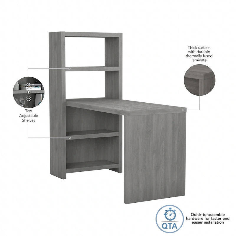 Echo 56W Bookcase Desk by Bush Business Furniture