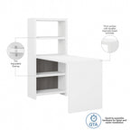 Echo 56W Bookcase Desk by Bush Business Furniture