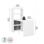 Echo 56W Bookcase Desk by Bush Business Furniture