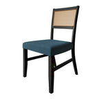 Chaise de salle à manger en bois en lin contemporaine CraftPorch, lot de 4