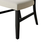 Chaise de salle à manger en bois en lin contemporaine CraftPorch, lot de 4