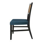 Chaise de salle à manger en bois en lin contemporaine CraftPorch, lot de 4