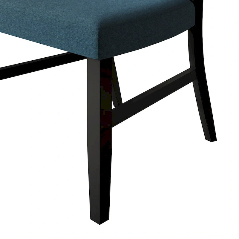 Chaise de salle à manger en bois en lin contemporaine CraftPorch, lot de 4