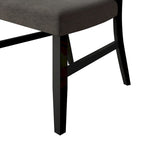 Chaise de salle à manger en bois en lin contemporaine CraftPorch, lot de 4